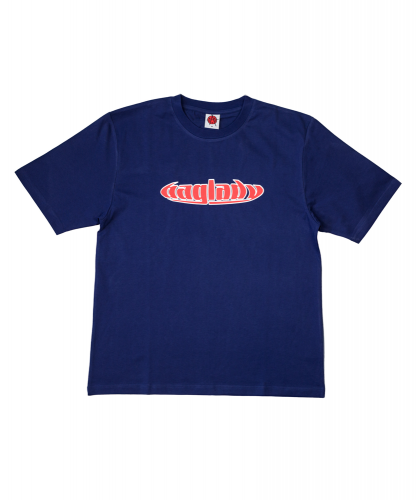 <img class='new_mark_img1' src='https://img.shop-pro.jp/img/new/icons5.gif' style='border:none;display:inline;margin:0px;padding:0px;width:auto;' />BAGLADY  NAVY BLUE WARP T-SHIRT 