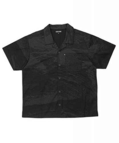 <img class='new_mark_img1' src='https://img.shop-pro.jp/img/new/icons5.gif' style='border:none;display:inline;margin:0px;padding:0px;width:auto;' />PASS~PORT  CAVE~IN CASUAL SHIRT - BLACK