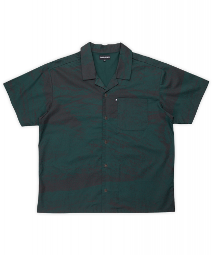 <img class='new_mark_img1' src='https://img.shop-pro.jp/img/new/icons5.gif' style='border:none;display:inline;margin:0px;padding:0px;width:auto;' />PASS~PORT  CAVE~IN CASUAL SHIRT - DARK GREEN