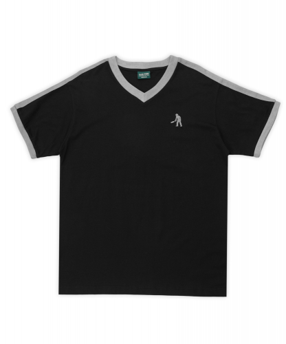 <img class='new_mark_img1' src='https://img.shop-pro.jp/img/new/icons5.gif' style='border:none;display:inline;margin:0px;padding:0px;width:auto;' />PASS~PORT  WORKERS STRIPE ORGANIC COTTON JERSEY  BLACK / GREY