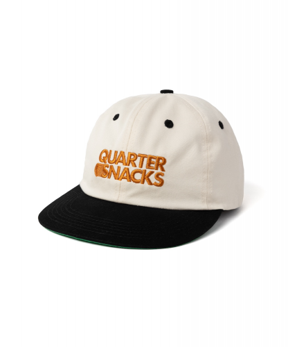 <img class='new_mark_img1' src='https://img.shop-pro.jp/img/new/icons5.gif' style='border:none;display:inline;margin:0px;padding:0px;width:auto;' />QUARTERSNACKS  JOURNALIST CAP  SNAPBACK CREAM/BLACK