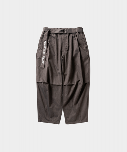 <img class='new_mark_img1' src='https://img.shop-pro.jp/img/new/icons5.gif' style='border:none;display:inline;margin:0px;padding:0px;width:auto;' />TIGHTBOOTH  HERRINGBONE BALLOON PANTS CHARCOAL