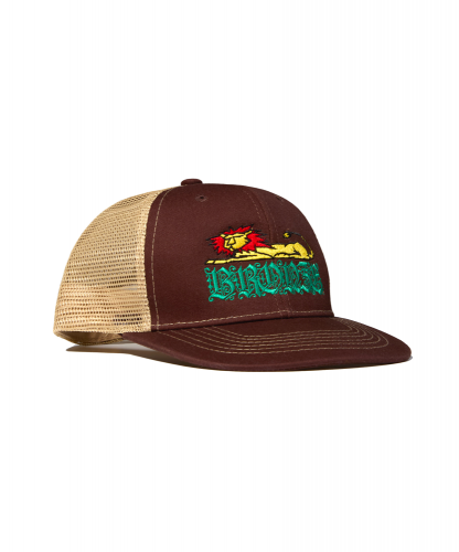 <img class='new_mark_img1' src='https://img.shop-pro.jp/img/new/icons5.gif' style='border:none;display:inline;margin:0px;padding:0px;width:auto;' />BRONZE 56K  PATH TRUCKER MESH HAT BROWN / KHAKI