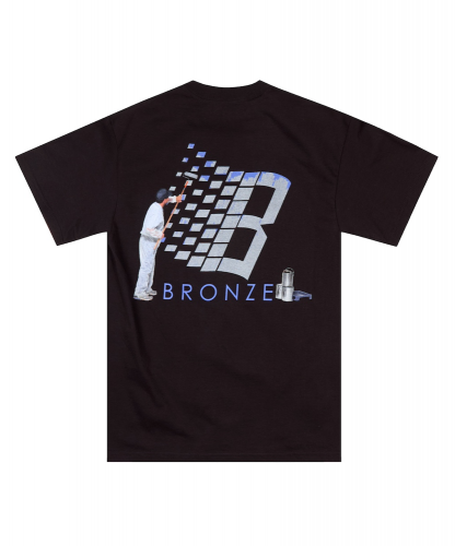 <img class='new_mark_img1' src='https://img.shop-pro.jp/img/new/icons5.gif' style='border:none;display:inline;margin:0px;padding:0px;width:auto;' />BRONZE 56K  ROLLER LOGO TEE BLACK
