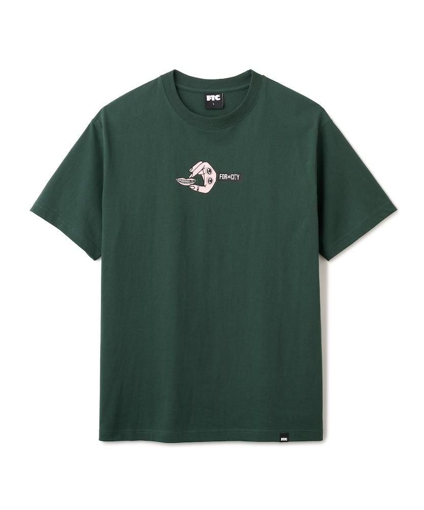 関税込【FTC】TEETH TEE - Artwork by Morning Breath FTC TEETH TEE - ARTWORK BY MORNING BREATH FOREST GREEN