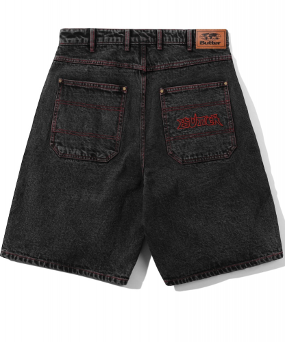 <img class='new_mark_img1' src='https://img.shop-pro.jp/img/new/icons5.gif' style='border:none;display:inline;margin:0px;padding:0px;width:auto;' />BUTTERGOODS  ENCOUNTER DENIM SHORTS  TINTED WASHED BLACK
