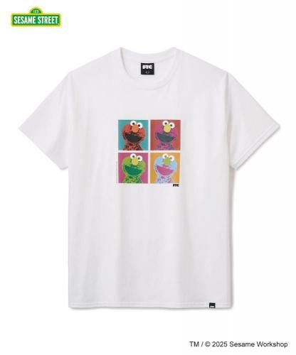 <img class='new_mark_img1' src='https://img.shop-pro.jp/img/new/icons5.gif' style='border:none;display:inline;margin:0px;padding:0px;width:auto;' />FTC SESAME STREET MEETS FTC / ELMO TEE WHITE