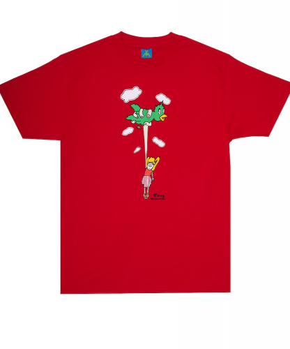 <img class='new_mark_img1' src='https://img.shop-pro.jp/img/new/icons5.gif' style='border:none;display:inline;margin:0px;padding:0px;width:auto;' />FROG  BIRD GIRL T-SHIRT RED