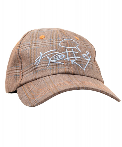 <img class='new_mark_img1' src='https://img.shop-pro.jp/img/new/icons5.gif' style='border:none;display:inline;margin:0px;padding:0px;width:auto;' />FROG  PLAID G HAT - BROWN