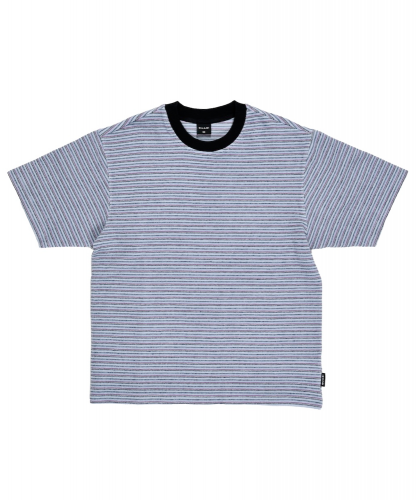 <img class='new_mark_img1' src='https://img.shop-pro.jp/img/new/icons5.gif' style='border:none;display:inline;margin:0px;padding:0px;width:auto;' />QUASI  PHLUX STRIPED TEE BLUE