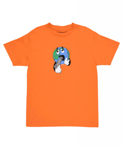 <img class='new_mark_img1' src='https://img.shop-pro.jp/img/new/icons5.gif' style='border:none;display:inline;margin:0px;padding:0px;width:auto;' />QUASI  SMALL WORLD TEE ORANGE 