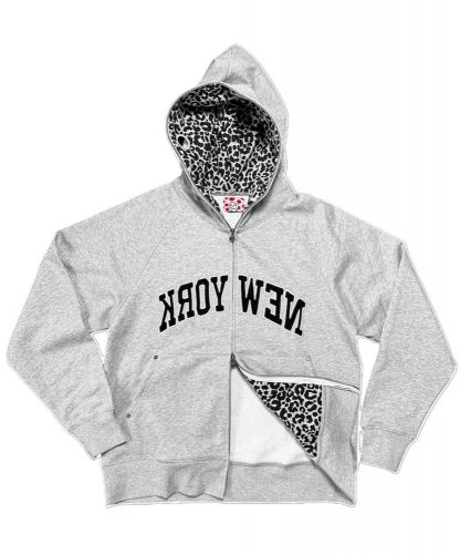 <img class='new_mark_img1' src='https://img.shop-pro.jp/img/new/icons5.gif' style='border:none;display:inline;margin:0px;padding:0px;width:auto;' />STAR TEAM NEW YORK FULL ZIP HOODIE GREY