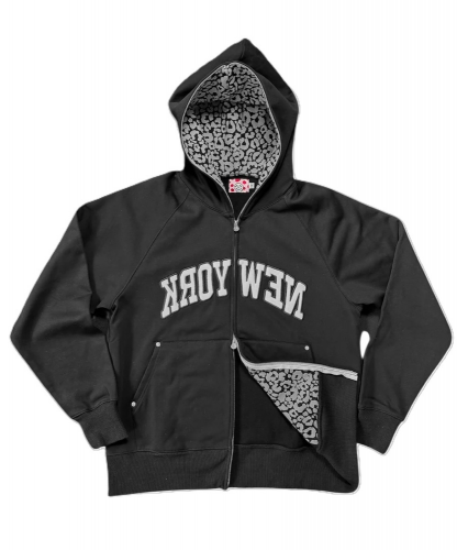 <img class='new_mark_img1' src='https://img.shop-pro.jp/img/new/icons5.gif' style='border:none;display:inline;margin:0px;padding:0px;width:auto;' />STAR TEAM NEW YORK FULL ZIP HOODIE BLACK