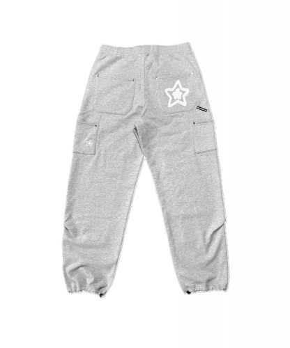 <img class='new_mark_img1' src='https://img.shop-pro.jp/img/new/icons5.gif' style='border:none;display:inline;margin:0px;padding:0px;width:auto;' />STAR TEAM LEOPARD DOUBLE KNEE SWEATPANTS GREY
