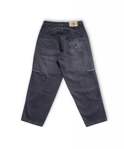 <img class='new_mark_img1' src='https://img.shop-pro.jp/img/new/icons5.gif' style='border:none;display:inline;margin:0px;padding:0px;width:auto;' />STAR TEAM CIRCLE CARGO STAR JEANS BLACK