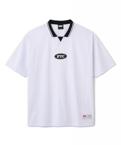<img class='new_mark_img1' src='https://img.shop-pro.jp/img/new/icons5.gif' style='border:none;display:inline;margin:0px;padding:0px;width:auto;' />FTC OVAL LOGO SOCCER JERSEY  WHITE