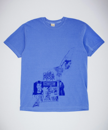<img class='new_mark_img1' src='https://img.shop-pro.jp/img/new/icons5.gif' style='border:none;display:inline;margin:0px;padding:0px;width:auto;' />FUCKINGAWESOME  WHO CARES SHORT SLEEVE TEE  VIOLET