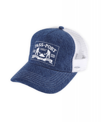 <img class='new_mark_img1' src='https://img.shop-pro.jp/img/new/icons5.gif' style='border:none;display:inline;margin:0px;padding:0px;width:auto;' />PASS~PORT WORKERS CLUB DENIM PACKERS CAP INDIGO