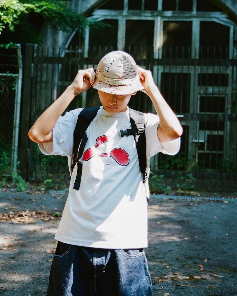 LIDAIRPEAKS PEBBLES HAT BLACK / RED - Jobless 【ジョブレス