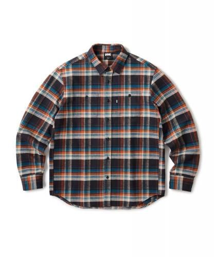 <img class='new_mark_img1' src='https://img.shop-pro.jp/img/new/icons5.gif' style='border:none;display:inline;margin:0px;padding:0px;width:auto;' />FTC  HEAVY PLAID NEL SHIRT ORANGE</p>