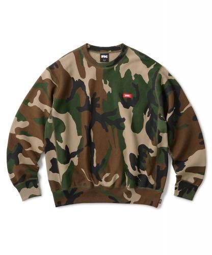 <img class='new_mark_img1' src='https://img.shop-pro.jp/img/new/icons5.gif' style='border:none;display:inline;margin:0px;padding:0px;width:auto;' />FTC  SMALL BOX LOGO CREW NECK CAMO</p>
