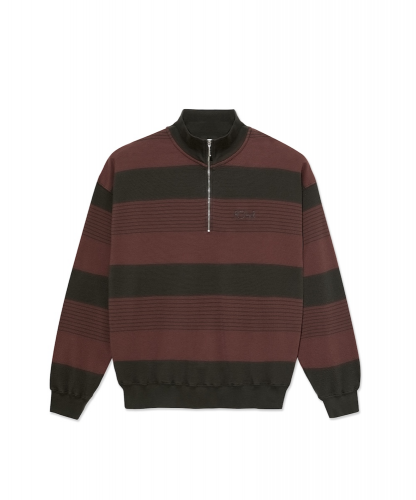 <img class='new_mark_img1' src='https://img.shop-pro.jp/img/new/icons5.gif' style='border:none;display:inline;margin:0px;padding:0px;width:auto;' />POLAR SKATE CO.  HALF ZIP LS SHIRT PIQUE DIRTY BLACK / BROWNSTONE</p>