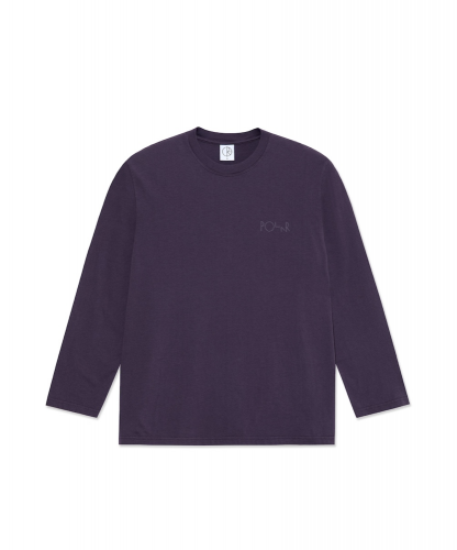 <img class='new_mark_img1' src='https://img.shop-pro.jp/img/new/icons5.gif' style='border:none;display:inline;margin:0px;padding:0px;width:auto;' />POLAR SKATE CO.  STEVE LS TEE STROKE LOGO DARK VIOLET</p>