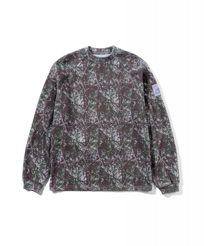 <img class='new_mark_img1' src='https://img.shop-pro.jp/img/new/icons5.gif' style='border:none;display:inline;margin:0px;padding:0px;width:auto;' />BUTTERGOODS PRINCIPAL CREWNECK,WOODS CAMO<p/>