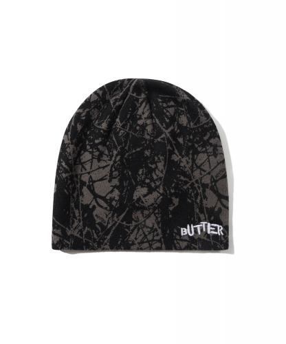 <img class='new_mark_img1' src='https://img.shop-pro.jp/img/new/icons5.gif' style='border:none;display:inline;margin:0px;padding:0px;width:auto;' />BUTTERGOODS WOODS CAMO SKULLY BEANIE BLACK<p/>