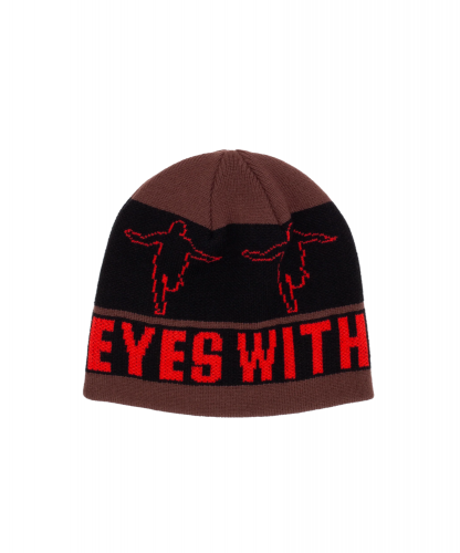 <img class='new_mark_img1' src='https://img.shop-pro.jp/img/new/icons5.gif' style='border:none;display:inline;margin:0px;padding:0px;width:auto;' />HOCKEY EYES WITHOUT A FACE BEANIE BROWN</p>