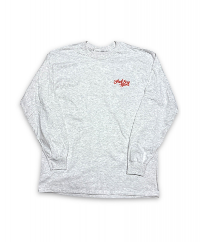 <img class='new_mark_img1' src='https://img.shop-pro.jp/img/new/icons5.gif' style='border:none;display:inline;margin:0px;padding:0px;width:auto;' />FEEL SO GOOD FLOWING OG LOGO LONG SLEEVE TEE GREY<p/>