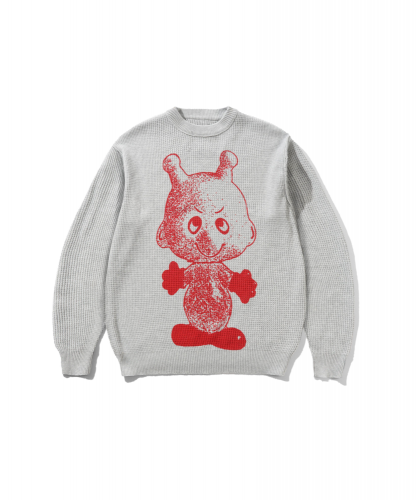 <img class='new_mark_img1' src='https://img.shop-pro.jp/img/new/icons5.gif' style='border:none;display:inline;margin:0px;padding:0px;width:auto;' />BUTTERGOODS  NEWCOMER REVERSIBLE KNIT SWEATER GREY</p>