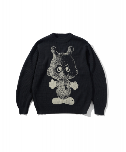 <img class='new_mark_img1' src='https://img.shop-pro.jp/img/new/icons5.gif' style='border:none;display:inline;margin:0px;padding:0px;width:auto;' />BUTTERGOODS  NEWCOMER REVERSIBLE KNIT SWEATER BLACK</p>