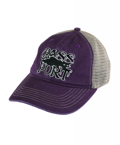 <img class='new_mark_img1' src='https://img.shop-pro.jp/img/new/icons5.gif' style='border:none;display:inline;margin:0px;padding:0px;width:auto;' />PASS~PORT SLINKIN' LEAGUES TRUCKER  WASHED EGGPLANT<p/>