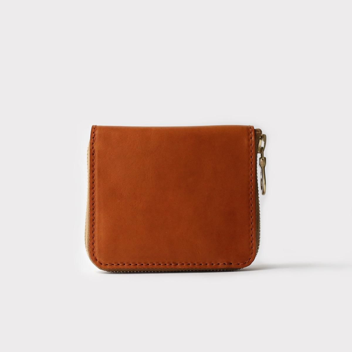 Tochca Aimer Round Zip Wallet S  Brown