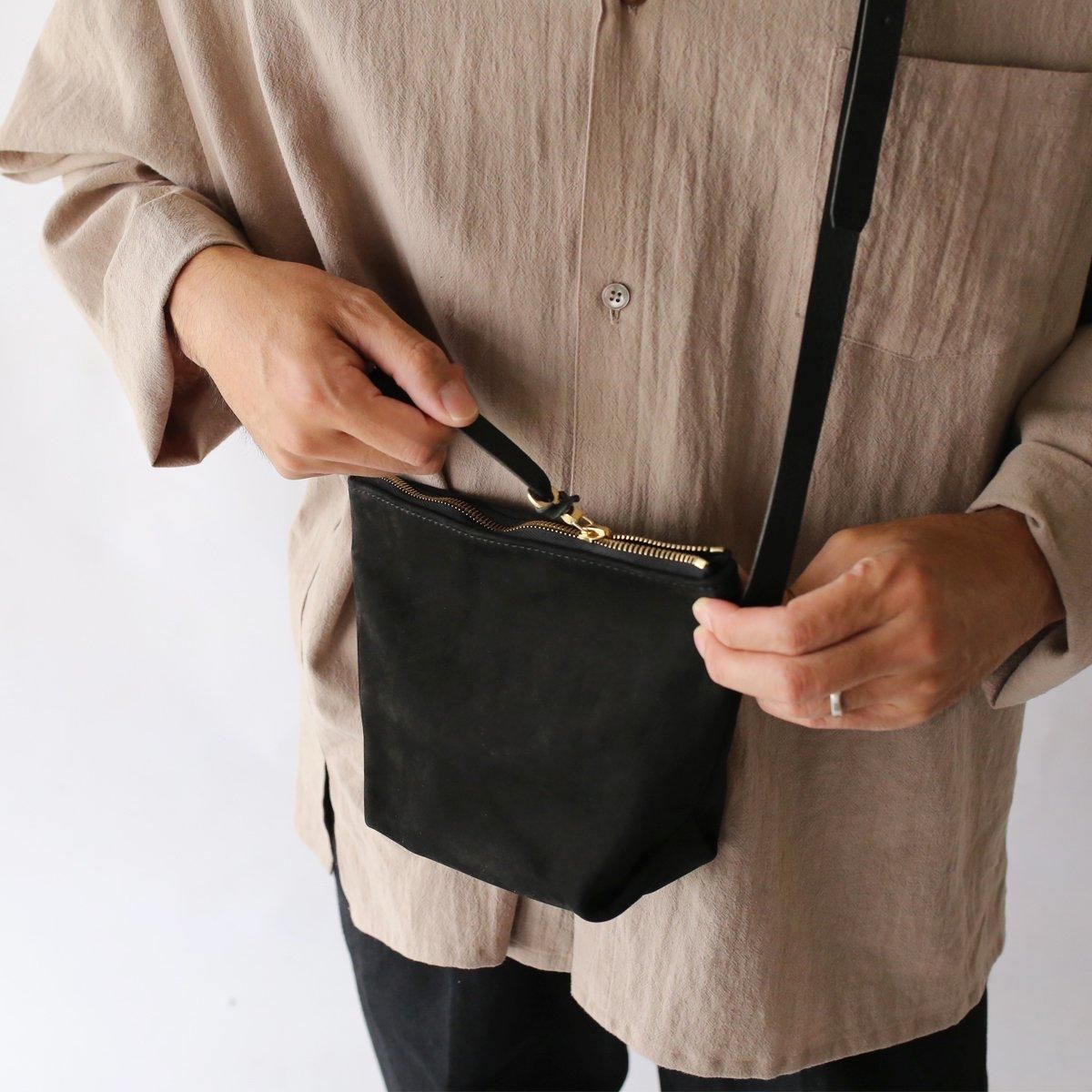 EEL Products × Tochca Nubuck Shoulder Pouch Black - EEL EEL Products × Tochca Nubuck Shoulder Pouch Black - EEL