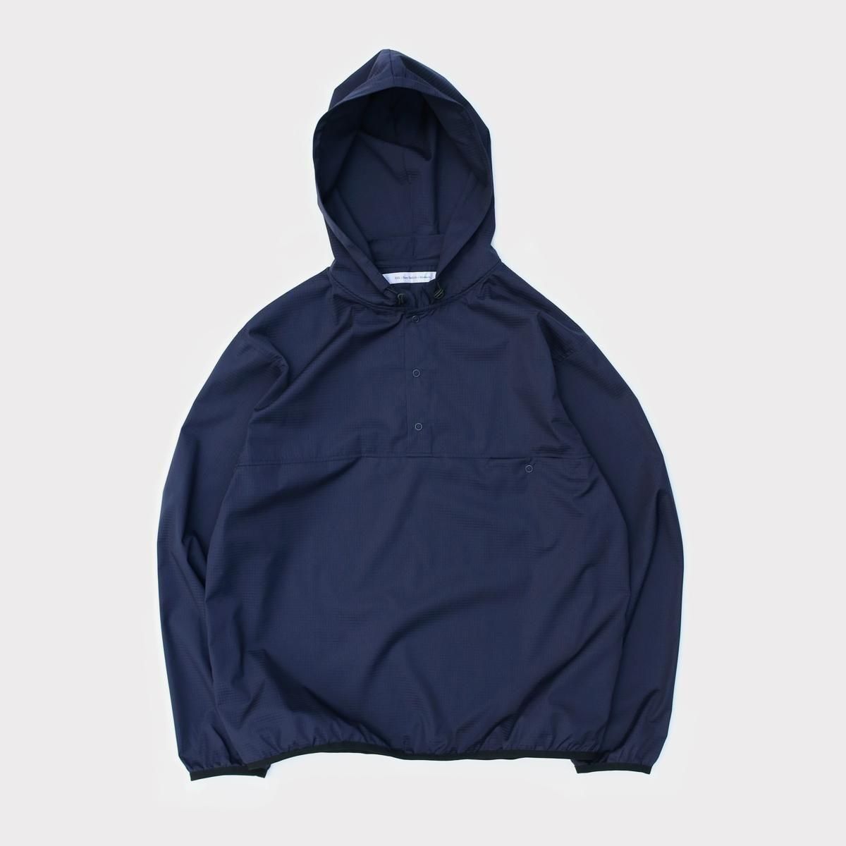 Snap Yururi Hoodie  Navy