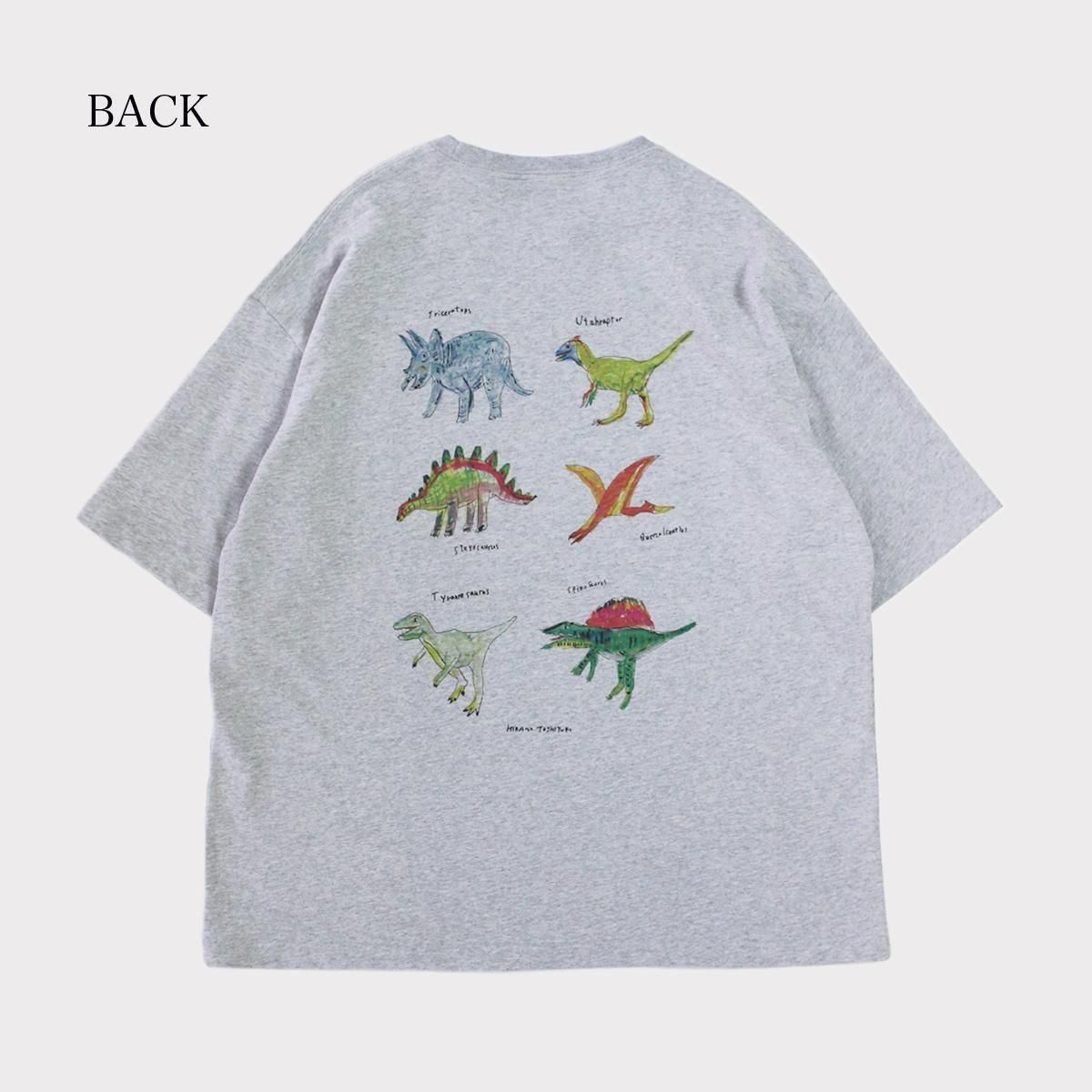 ҥΥȥ業 Dinosaur S/S  Gray