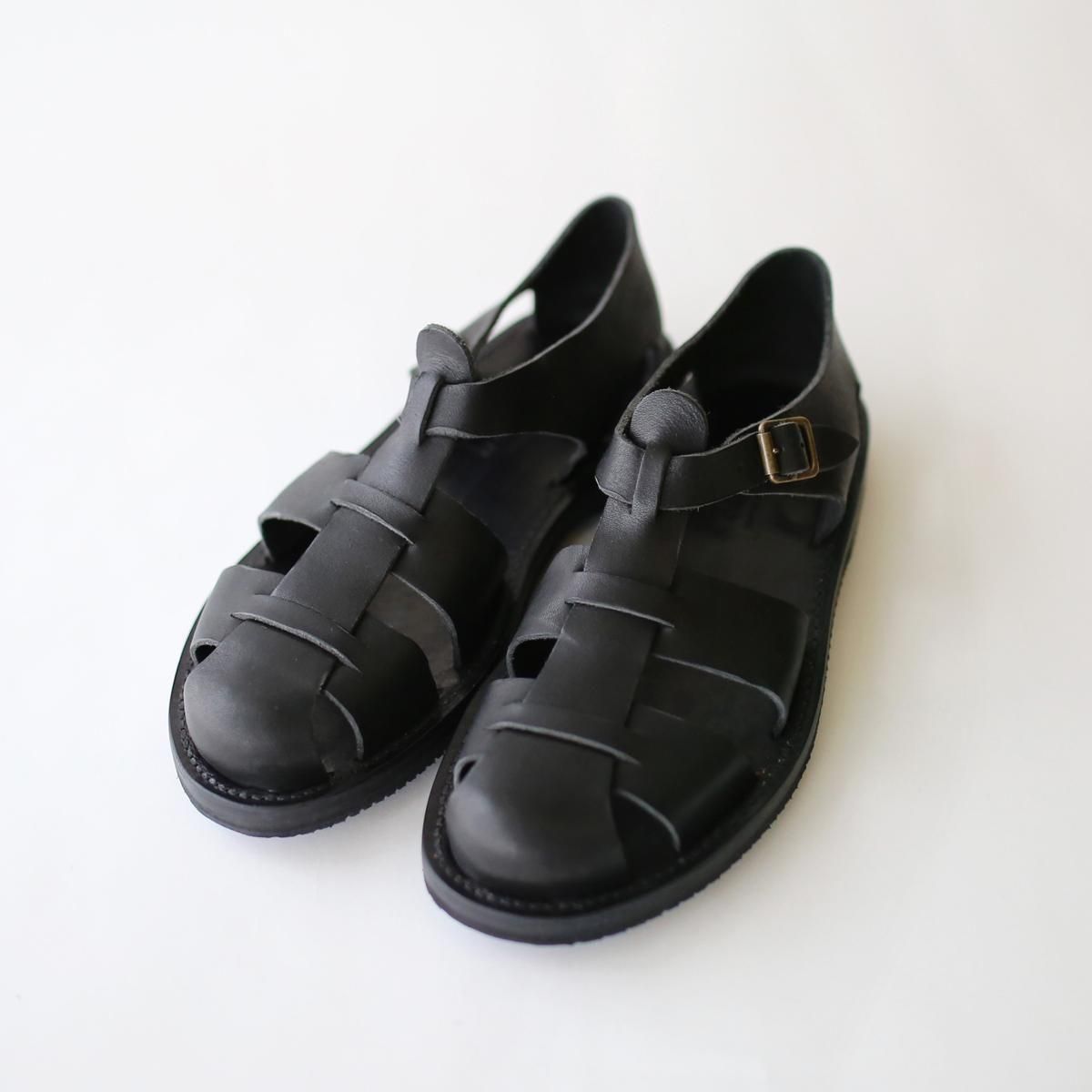 NORIEI  GURKHA SANDAL  Black