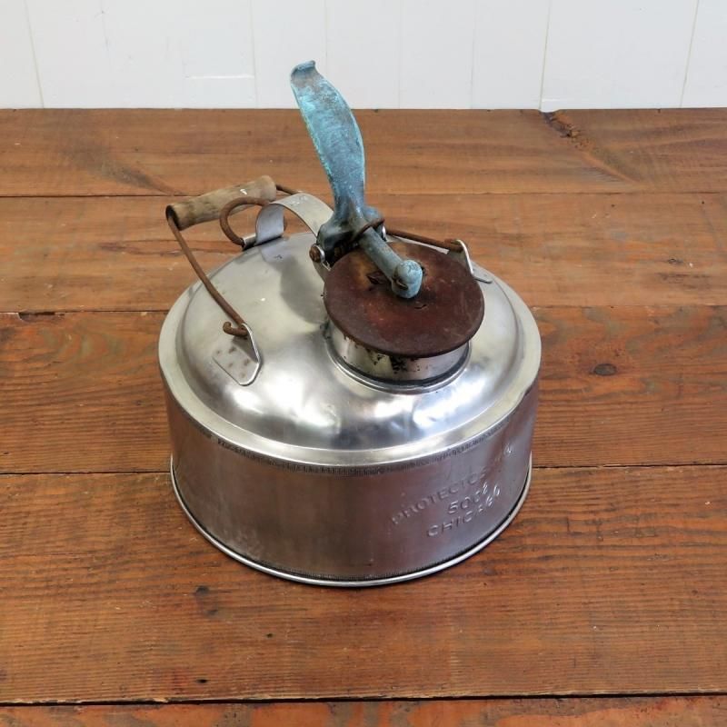 1960s アルミ製 オイル缶 ガレージ -通販-ローズボールアンティークス