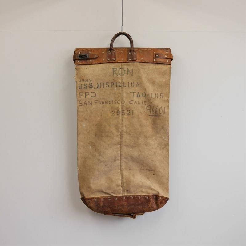 アメリカ ヴィンテージ マネーバック U.S.NAVY MONEY BAG ステンシル