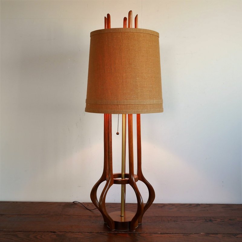 9484 U.S.アンティーク照明 1950s-60s テーブルランプ ミッド 