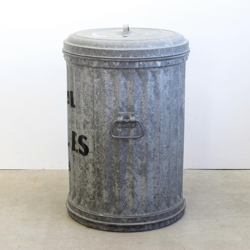 2270 アメリカ アンティーク【WITT CORNICE CO.】鉄製 ごみ