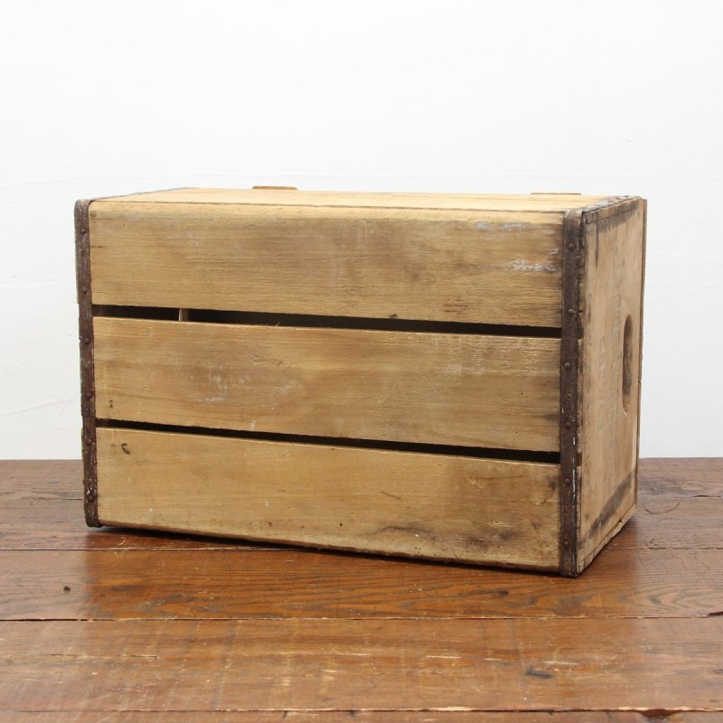 2569 アメリカ アンティーク 木箱 Wooden Box シカゴミルボトル 
