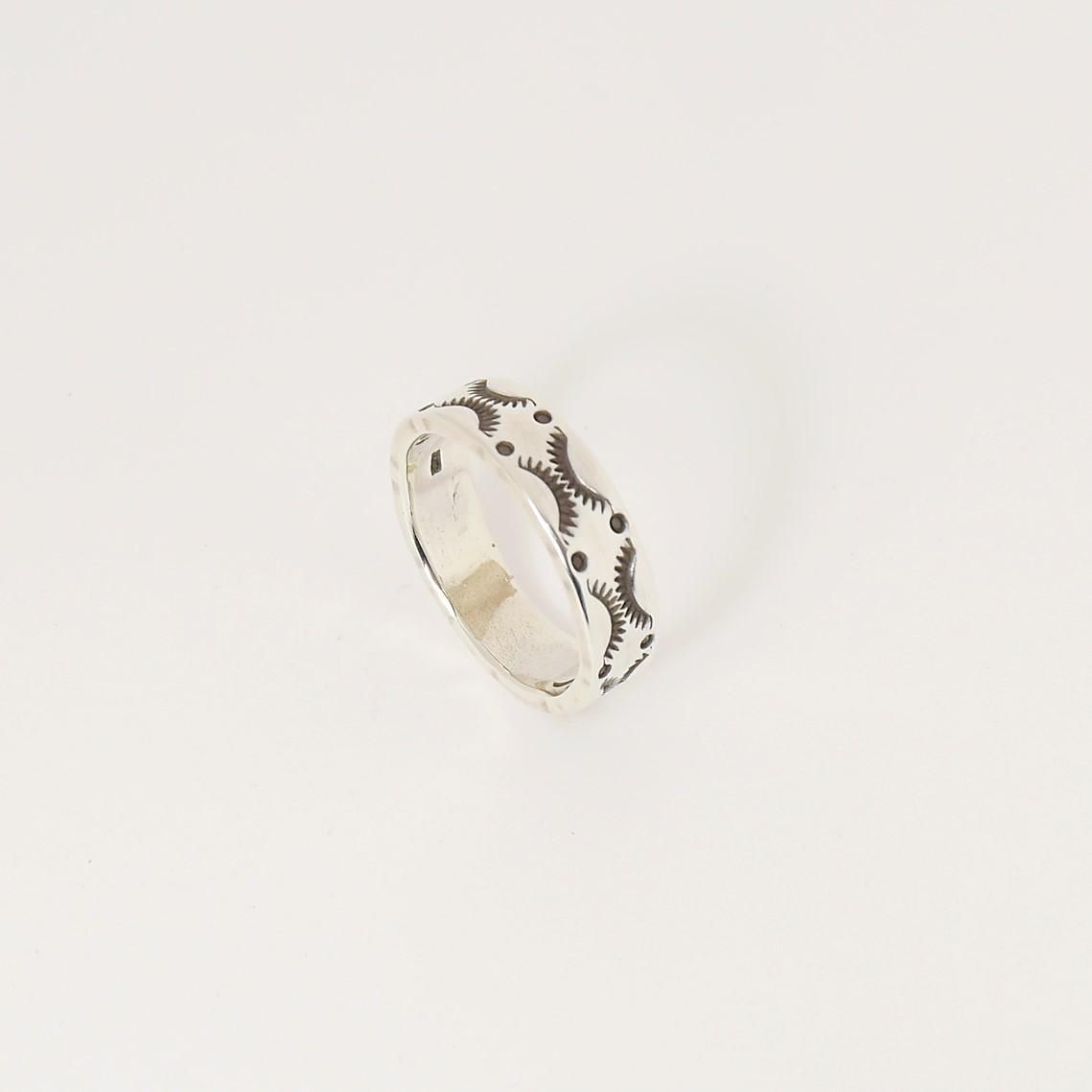 2420 シルバーリング【23号】SILVER950 インディアンジュエリー ハンド