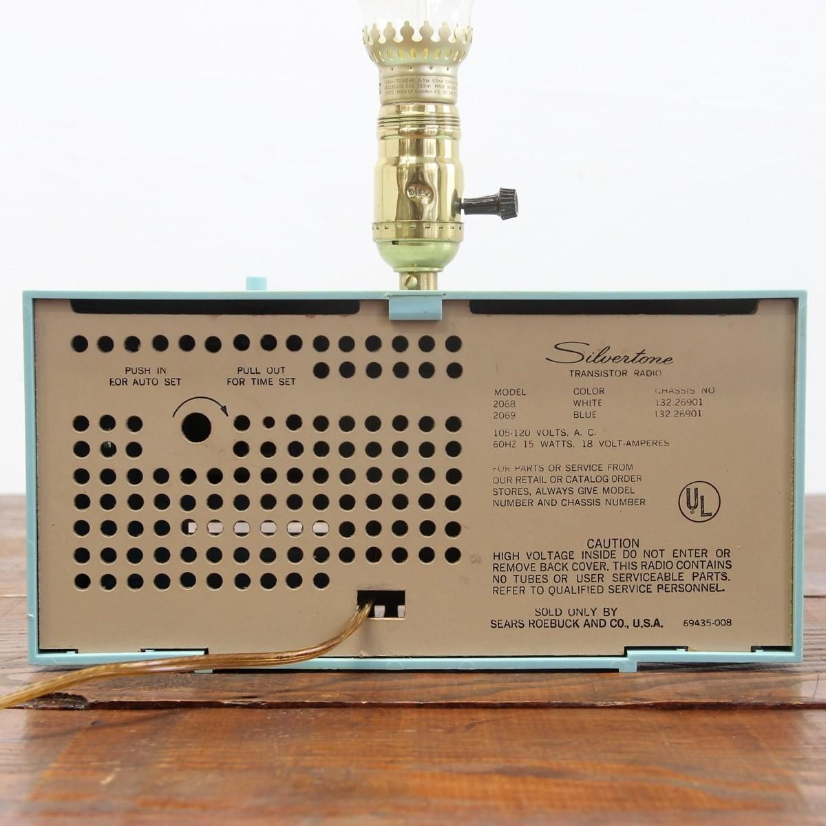 3338 アメリカ アンティーク 照明 Sears シアーズ ラジオ時計 デスク