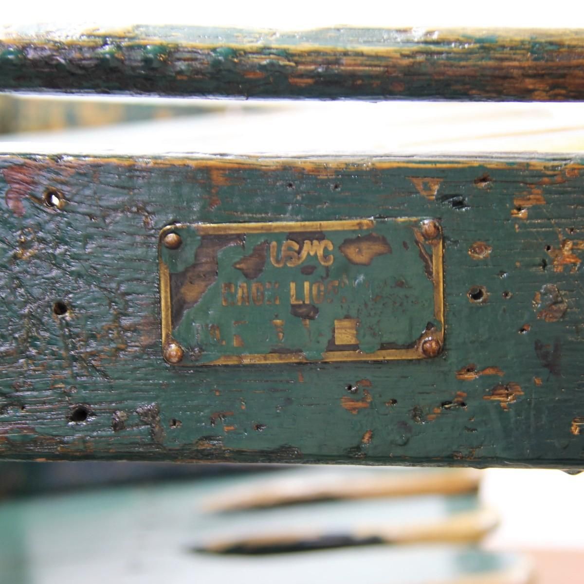 陳列棚 ショップ アメリカ ヴィンテージ 木製ラック ワインラック USMC