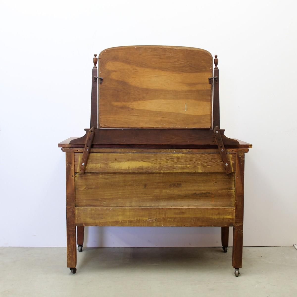 ビンテージ品　化粧台　アンティーク　小物入れ　木製 サ 公式】アンティーク家具ラフジュ工房商品詳細ページアンティーク