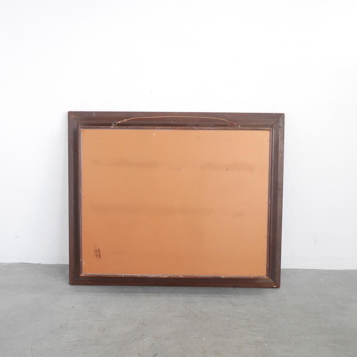 3543 アメリカ 50s-60s アンティーク 木製シャドーボックス