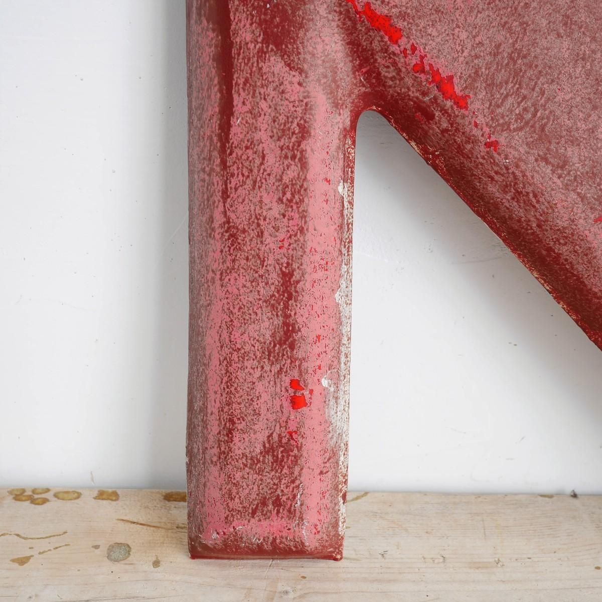 ヴィンテージ 大型看板 ホーロー製 アメリカ アルファベット文字